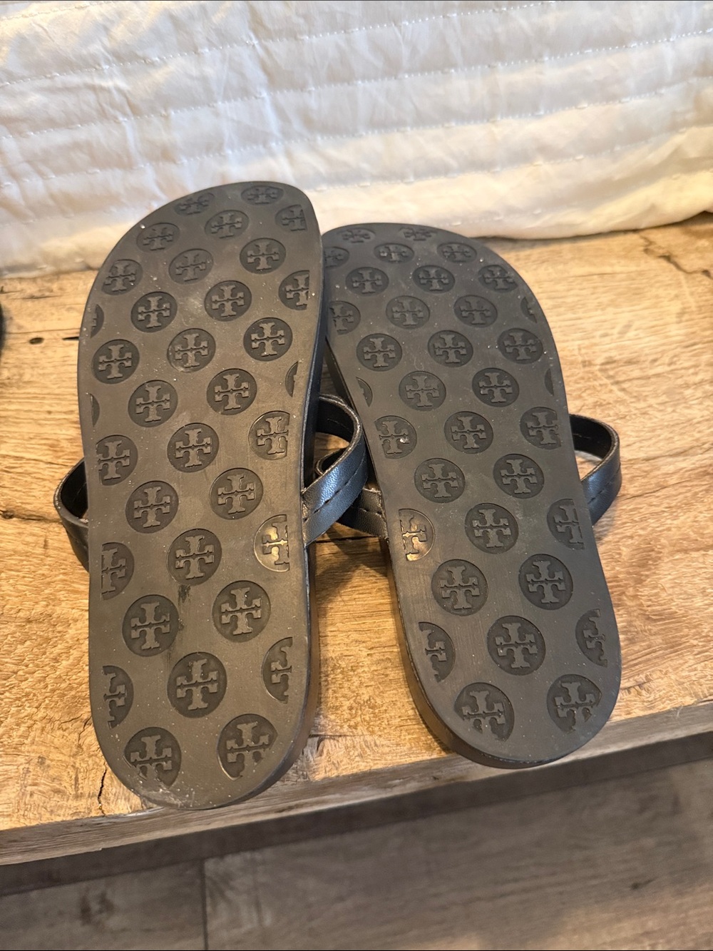 Tory Burch Black Miller Thong Sandals - Picture 4 of 4